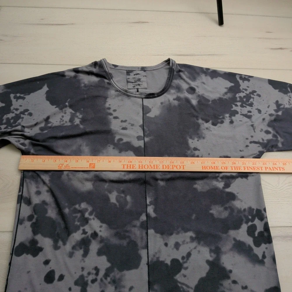 Nike‎ Yoga T-Shirt Mens LT Tall Dri-FIT Camo Allover Print Short-Sleeve Gridiron
